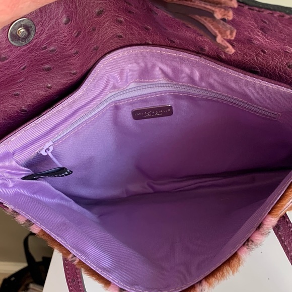 SAKS FIFTH AVENUE ITALIAN LEATHER HANDBAG - Picture 7 of 10